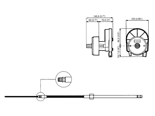 Steuerkabel M58 Ultraflex Steuerkabel M58 Ultraflex