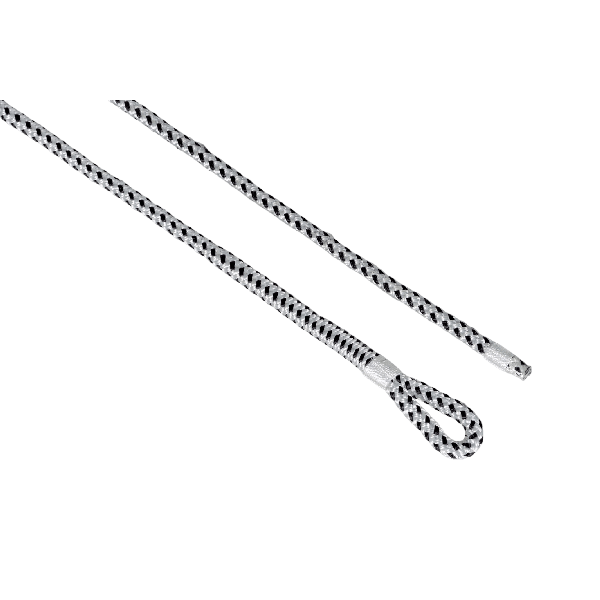 Fenderleine geflochten 10mm schwarz/weiß 2 Stück