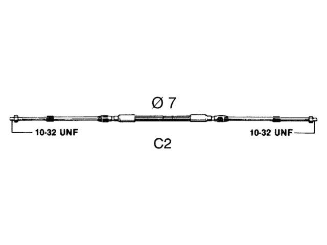 Ultraflex Schaltkabel C2 Ultraflex Schaltkabel C2